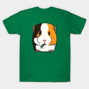 Tri-Color Smooth Coat Guinea Pig T-Shirt